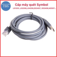 Zebra barcode scanner cable, Symbol LS1203 LS2208 DS4208...and other LS and DS Models, 100% new, 2m 