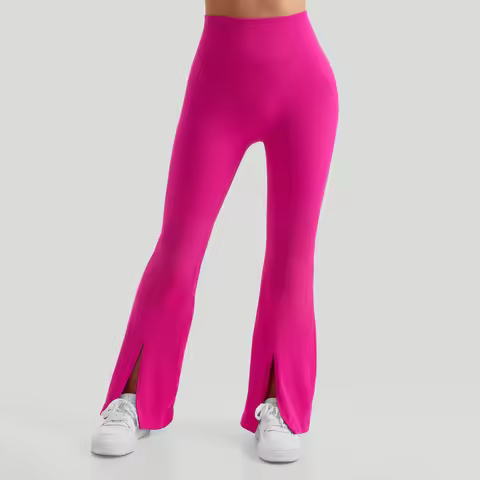 Slim High Waist Flared Leggings Bell Bottom Flare Tights Solid Hot Y2k Women Flared Pants Fashion St