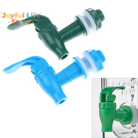 Hot 1Pcs Glass Bottle Jar Water Tank Faucet 17mm PP Grain Leak Proof Faucet Water Tap With Filter Va