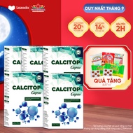 Canxi Hữu Cơ Nano Vitamin D3 K2 MK7 Kẽm Magie CALCITOP CAPSU Hộp 60v