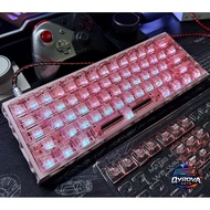 Special Frost Crystal Pink PC Keycaps – Ace68