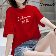 TYPE B12 - AUGUSTUS T-SHIRT - AUGUST 17 T-SHIRT - INDONESIAN T-SHIRT 78 TH - INDONESIAN CLOTHES 78 T