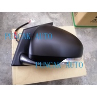 PERODUA AXIA SIDE MIRROR AUTO WITH SIGNAL LAMP/ AUTO FLIP (7 WIRE) NEW