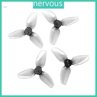 NERV 4Pieces Polycarbonate 2 2Inch 3Blade Propellers 56mm Easy To Install Design