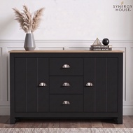 Synergy House Lexington 2 Door 3 Drawer Sideboard Display Cabinet