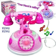 Pony And Dinosaur Mainan Telefon Kanak-kanak Telefon Pintar dengan Muzik Ringan Sesuai Sebagai Hadiah