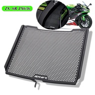 Motorcycle Radiator Guard Grille Cover Protector Fit For ZX636R ZX-636R ZX-6R ZX6R ZX636 2013-2024
