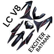 COVERSET EXCITER LC V8 COVER SET LC135-V8 LC135 NEW COVER SET READY STOCK