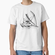 Fijian Drua (Canoe) In Classic T-Shi T-Shirt New Hot Selling Men's Clothing Featured O-neck