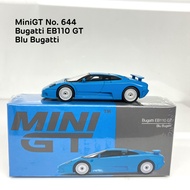 Mini GT No.644-L Bugatti EB110 Blu