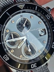 Hamilton Lemania HTC Lancaster Khaki  Scuba Auto military Chrono Watch 咸美頓軍錶計時錶