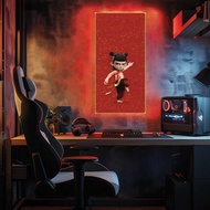 Tranh Natra Ma Đồng Giáng Thế  tỉ lệ 1:2 chất liệu gỗ in UV tráng gương bọc viền vàng