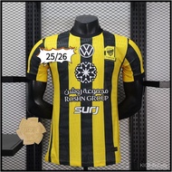 Player Edition S-2XL ，25/26 Al Ittihad Club home player edition jersey #BENZEMA