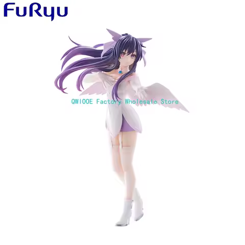 Original Genuine FuRyu BiCute Pure DATE A LIVE 24cm Yatogami Tohka Action Figurine Collection Orname