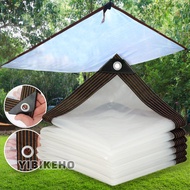 RCIUJEL Plant Canopy Shade Cloth Tarpaulin Transparent Rainproof Canvas Cover Sunblock Balcony Sun S