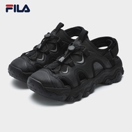 [ NEW! 2 Colors ] FILA CORE FLUID 5 FASHION ORIGINALE Women's Sandals (Black / White-Green) - Sandal Shoes for Woman / Fisherman Sandals