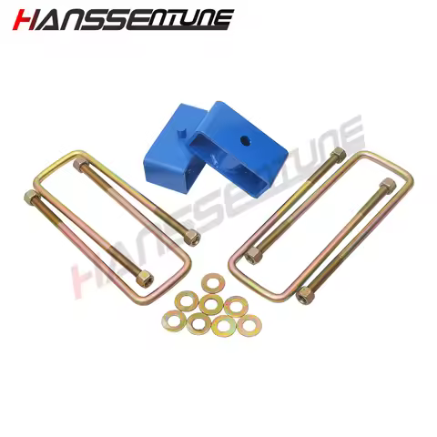 HANSSENTUNE 4WD 4x4 Suspension U-Bolts Rear 2" Lift Block Kit For Triton MN ML 05++