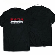 Proton Saga Galeri Kereta TEE🚙100% cotton unisex printed baju pemilik kereta daily wear saiz S-5XL