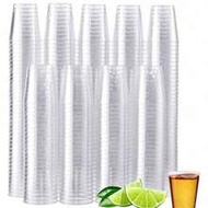 25/50pcs Reusable 1oz Clear Champagne Glasses, Wine Glasses, Cocktail Glasses, Wedding Toast Cups, S