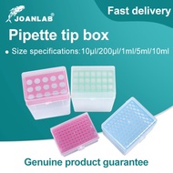 JOANLAB Laboratory Pipette Tip Box 10ul 200ul 1ml 5ml 10ml Micropipette Plastic Pipette Box Laborato