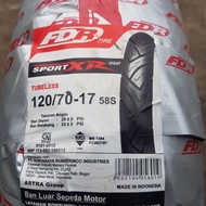 FDR SPORT XR EVO 120/70-17 FDR TUBELESS TYRE