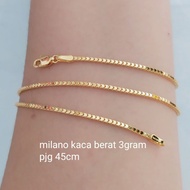 NECKLACE GENUINE 925 GOLD PLATED SILVERWanita
