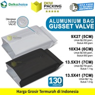 Delkochoice Aluminum Powder Packaging Bag Gusset Valve