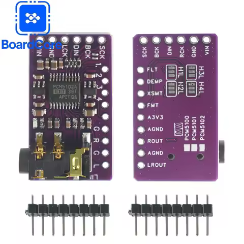1/2pcs PCM5102 I2s Dac Module GY-PCM5102 I2S Player Module for Raspberry Pi PHAT Format Board Digita