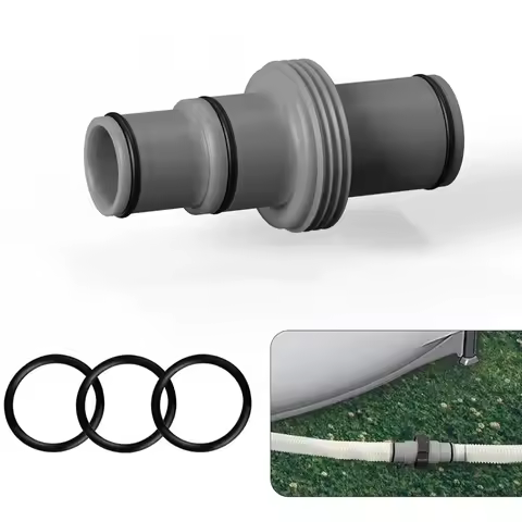 Pool Filter Pump Hose Connector Straight Connector Adaptor T-joint Connector Tee Joint Valve Pipe Co
