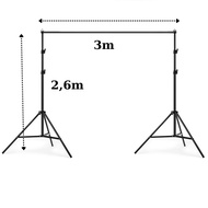 Khung treo phông nền chữ U di động