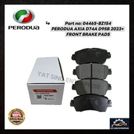 PERODUA AXIA D74A D95B 2023+ FRONT BRAKE PADS 04465-BZ154