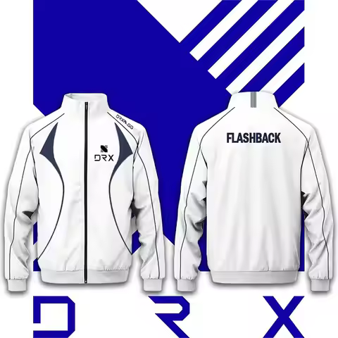 New DRX Esports Team Jacket Uniform Fans Men's And Women's Customizable Zip-up Hoodie Valorant Pro L