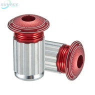 Reliable Aluminum Alloy Road Bike Handle Bar Grips Plugs for Comfortable Cycling