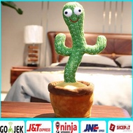 JAMIN TERMURAH Cactus Toy Boneka Pintar Kaktus Joget Joged Goyang Bisa Ngomong Rekam Bicara Menari D