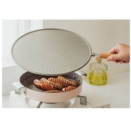DR.Hows กระทะทอดป้องกันน้ำมันฝาปิดฝาครอบของขวัญอุ่นบ้าน