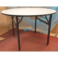 Banquet Table - round size 180diameter x 75H cm, Strong Mild steel leg of 32 x 32mm, Foldable table 