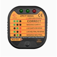 Leakage Plug Polarity Detection Ground Line Switch Current Outlet Detection Tester Socket Tester