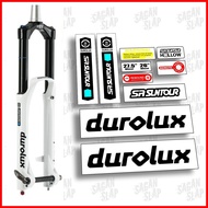 ❁ ❀ ♒ Durolux Sr Suntour Sticker Decal Fork Mtb Downhill