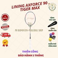 [Worn string - Free bag + Wrap] Genuine Lining Axforce 90 Tiger Max 4U Badminton Racket, 3 Months