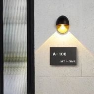 Waterproof led Wall Light Hotel House Number Light Nordic Modern Minimalist Aisle Light Creative Bal