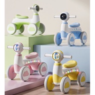 [Miễn Síp ]High-end 4-wheeled baby walker. The car has flashing lights on both sides. With music.Glo