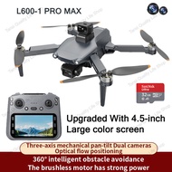 【Local Warehouse】New L600-1 PRO MAX/ L600 PRO MAX 3KM Distance RC Drone EIS 4K HD Dual Camera 3-Axis