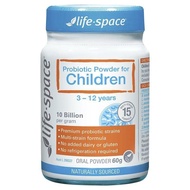 Life Space – 兒童3-12歲益生菌粉 100億 60克