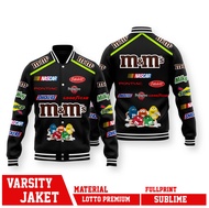 JAKET BOMBER VARSITY RACING M&M BASEBALL MLB BASKETBALL NBA varsity jacket VINTAGE RETRO