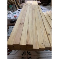 Pine wood bar 2.2cmx4.6cm 80cm long - [TV22X46]