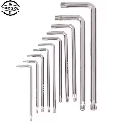 1pc T6 T7 T8 T9 T10 T15 T20 T25 T30 T40 Six Lobe Torx Head Tamper Proof Security Bolt Hole Screwdriv