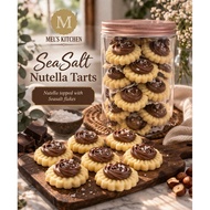 MEL'S KITCHEN - Sea Salt Nutella Tarts | Eggless | Freshly Bake | Seasalt Toppings
