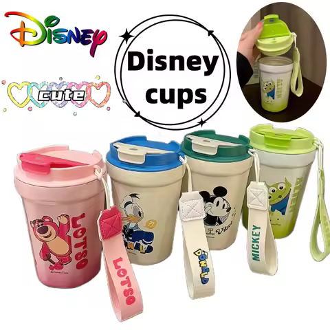 Disney Mickey Mouse Donald Duck Lotso cute kawaii thermos cup with ceramic inner, coffee cup, portab