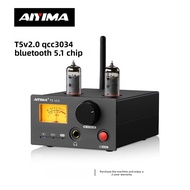 AIYIMA T5 320W Bluetooth Tube Amplifier HiFi Stereo Receiver 2.0Channel Home Audio Power Amp