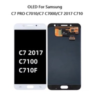 OLED For Samsung C7 PRO C7000 C7 2017 C710 LCD Display With Touch Screen